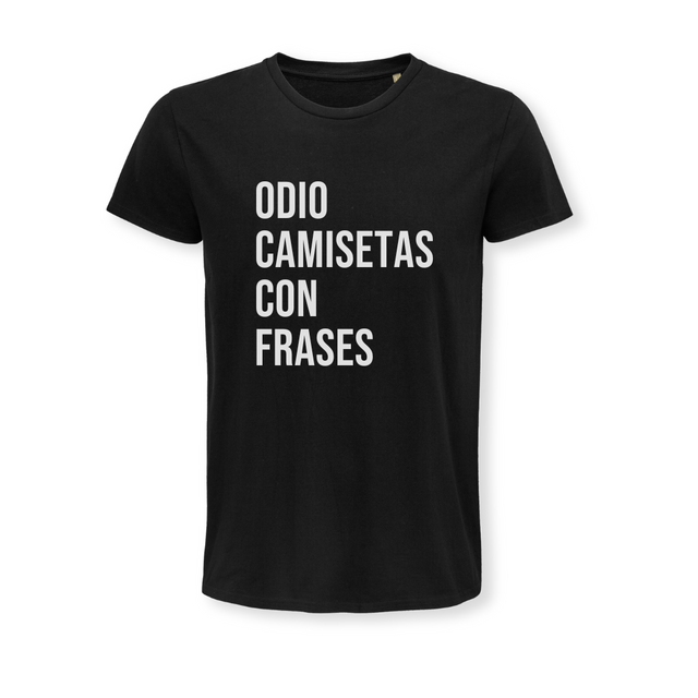 Odio camisetas con frases