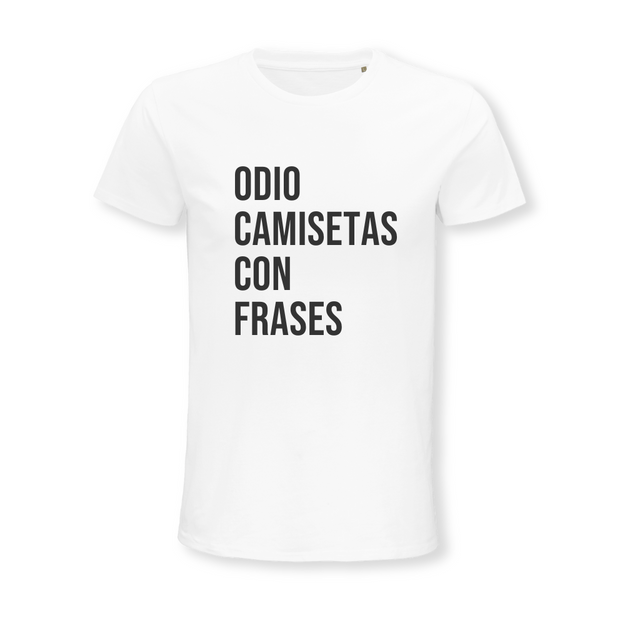 Odio camisetas con frases