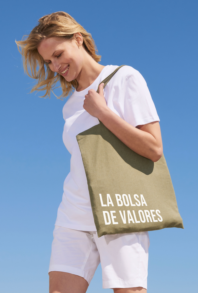 Totebag la Bolsa de valores