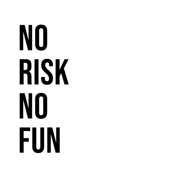 Totebag No risk no fun